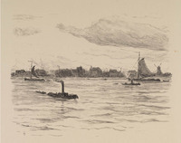 KG 09112
<br/>
De Maas bij Dordrecht
<br/>
<em>Storm van 's-Gravesande, Carel Nicolaas (1841-1924)</em>
